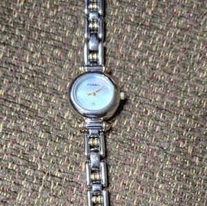 Fossil Women's Silver and Gold Watch